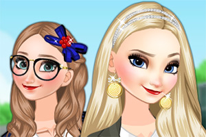 冰雪姐妹的大学生活