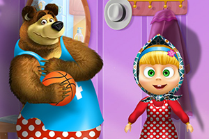 玛莎和熊的装扮