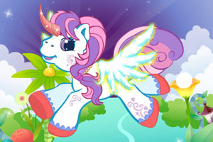 可爱彩虹独角兽