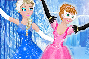 冰雪姐妹跳芭蕾