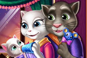 汤姆猫照顾宝宝