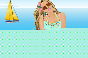 坎迪斯的沙滩装扮