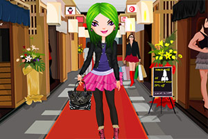 疯狂的购物女生