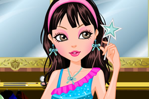 打扮可爱女主角