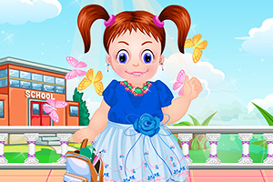 宝贝上学第一天