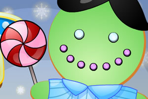 为姜饼娃娃打扮