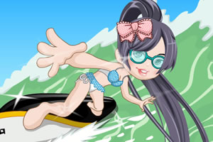 冲浪女孩装