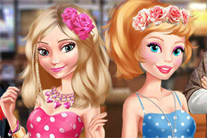 艾尔莎和芭比去相亲