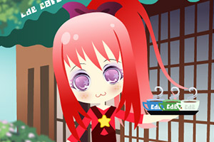 咖啡店的小女生