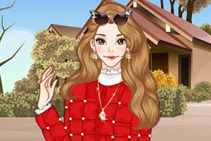 戴太阳镜的女孩