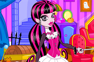 怪物高校女孩的一天