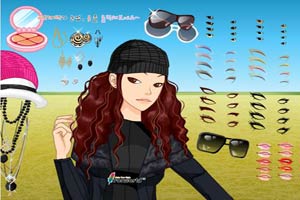 另类女孩服装和装扮