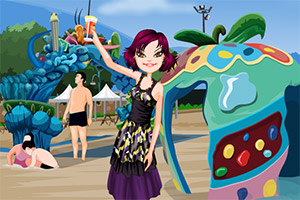 假日主题公园装扮