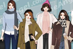 上班路上的女孩