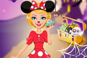 女孩的万圣节舞会