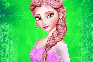 爱莎圣诞前的准备