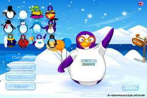 扮靚可爱企鹅QQ