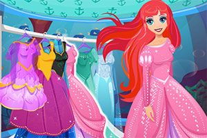 时尚的人鱼公主打扮