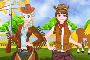 冰雪姐妹的牛仔时尚