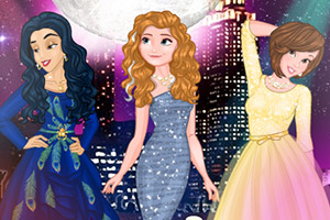 迪士尼公主当模特