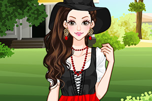 可爱的吉普赛女孩