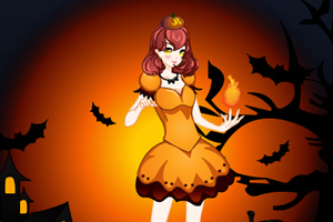 万圣节的小巫女