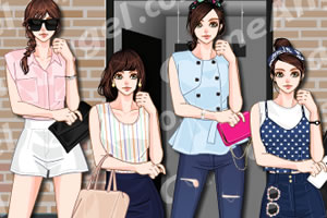 开咖啡店的女生