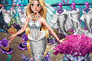 美人鱼的婚纱装扮