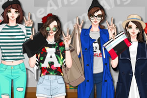 卖萌的音乐女孩