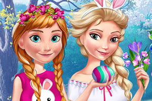 冰雪姐妹快乐复活节