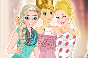 迪士尼公主自拍比赛