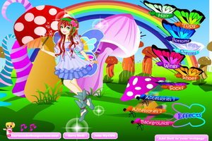 绚丽的蝴蝶仙子