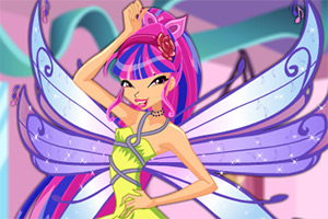 穆莎的靓丽装扮