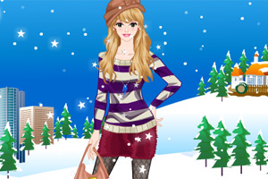 优雅女孩冬季装