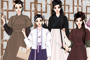 典雅的女式韩服