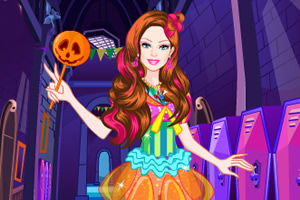 芭比怪物高校风格