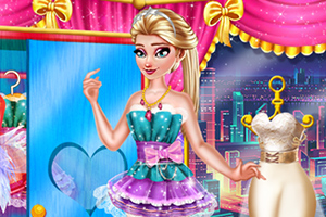 艾莎精灵舞会装扮