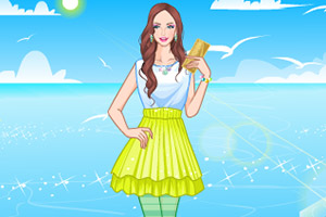 夏日的多彩服装