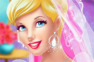 灰姑娘婚礼妆扮