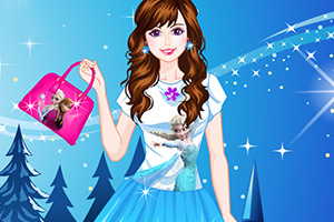 冰雪奇缘印花服