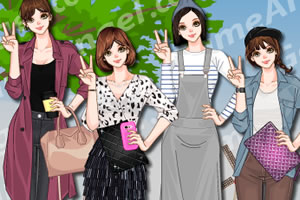 风车小路上的女孩