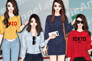 韩国女子去购物