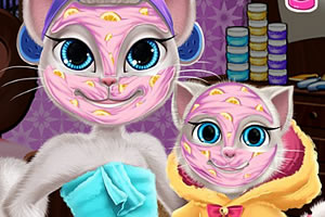 安吉拉母女化妆