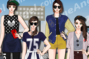 韩国女生看棒球