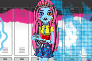 可爱的怪物高女孩