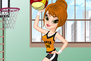 美女篮球运动员