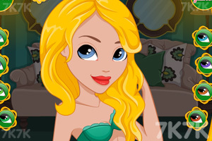 翠绿风格温泉日