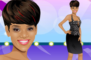 YouYou时尚天后蕾哈娜化妆