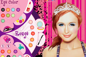 帕里斯希尔顿化妆