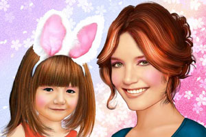 YouYou给苏瑞和妈妈化妆